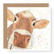 Load image into Gallery viewer, Cow Blank Card, (IW13)
