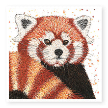 Load image into Gallery viewer, Red Panda Blank Card, (IW16)
