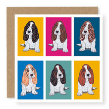 Load image into Gallery viewer, Whiskers Bassett Hound Card, (WH001)
