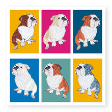 Load image into Gallery viewer, Whiskers English Bulldog Card, (WH003)
