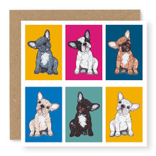 Load image into Gallery viewer, Whiskers French Bulldog Card, (WH004)
