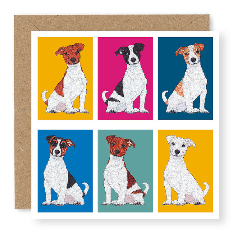 Whiskers Jack Russell Card, (WH007)