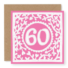 Load image into Gallery viewer, 60th Birthday Card, Age 60 Birthday Card for Her (BD71)
