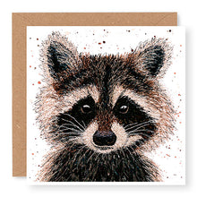 Load image into Gallery viewer, Raccoon Blank Card (IW12)

